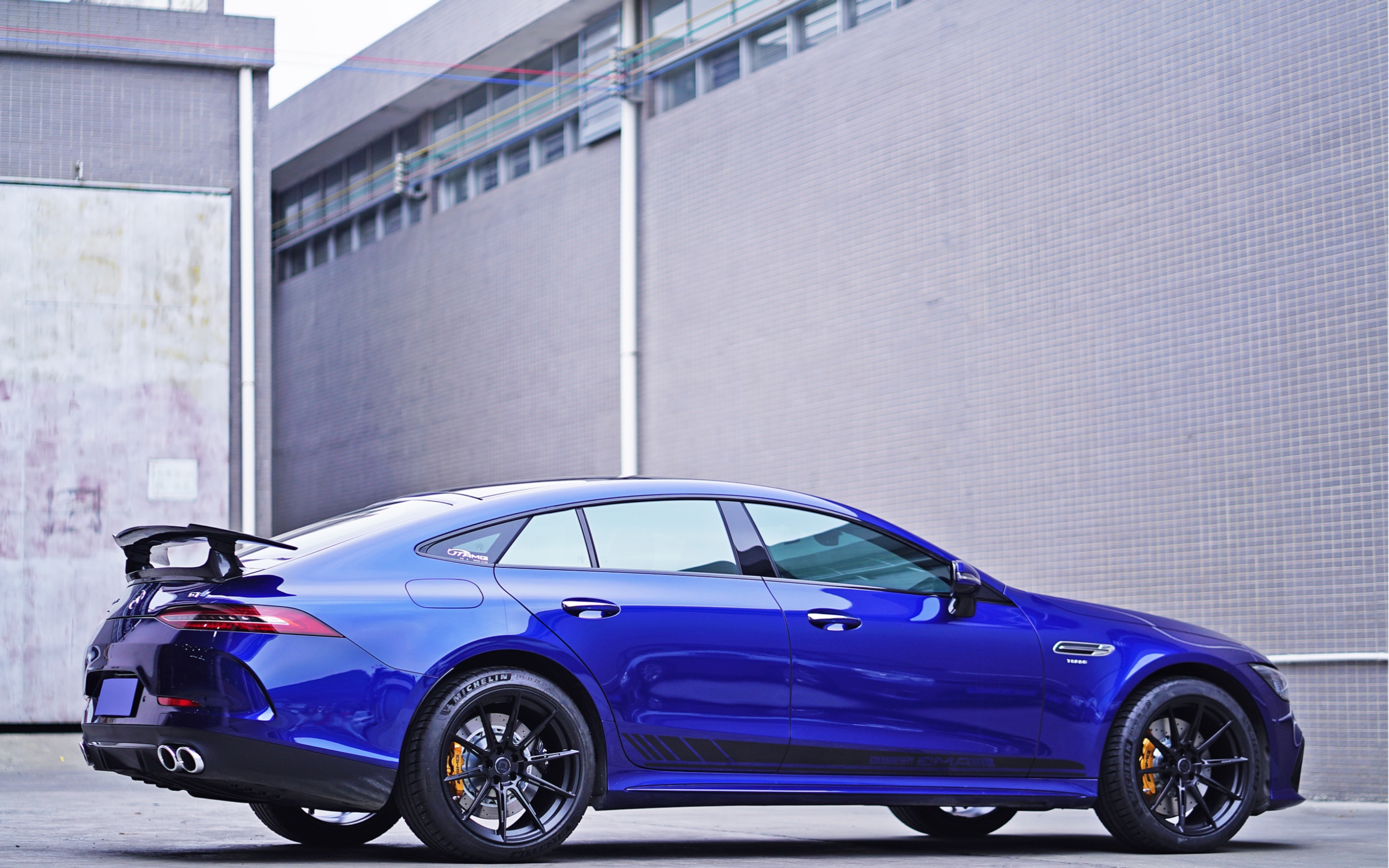 amg gt50原地声浪(选装amg高性能排气)