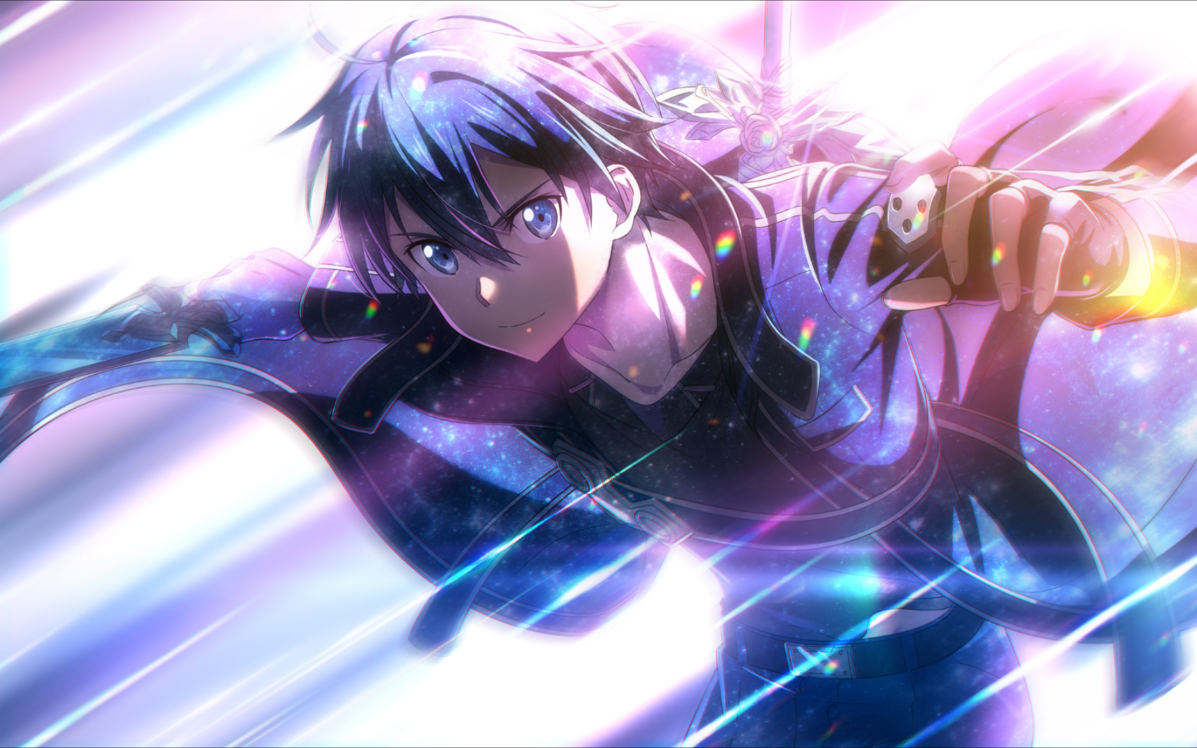 不同时期的"桐人"高光时刻《刀剑神域》