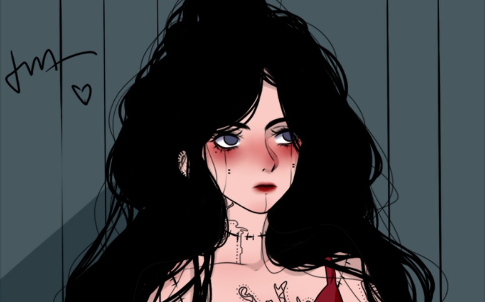 【板绘】丧系人偶_哔哩哔哩_bilibili