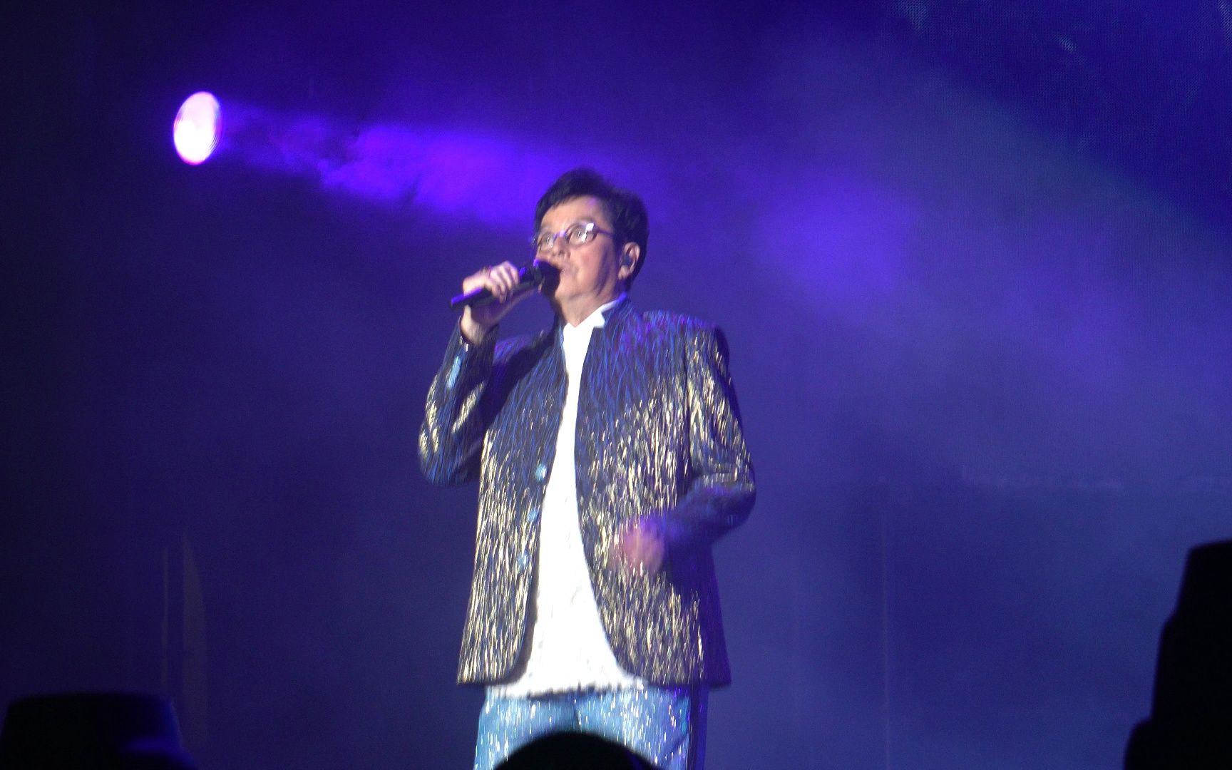 谭咏麟经典传奇演唱会上海站 一排饭拍1080p 也曾相识