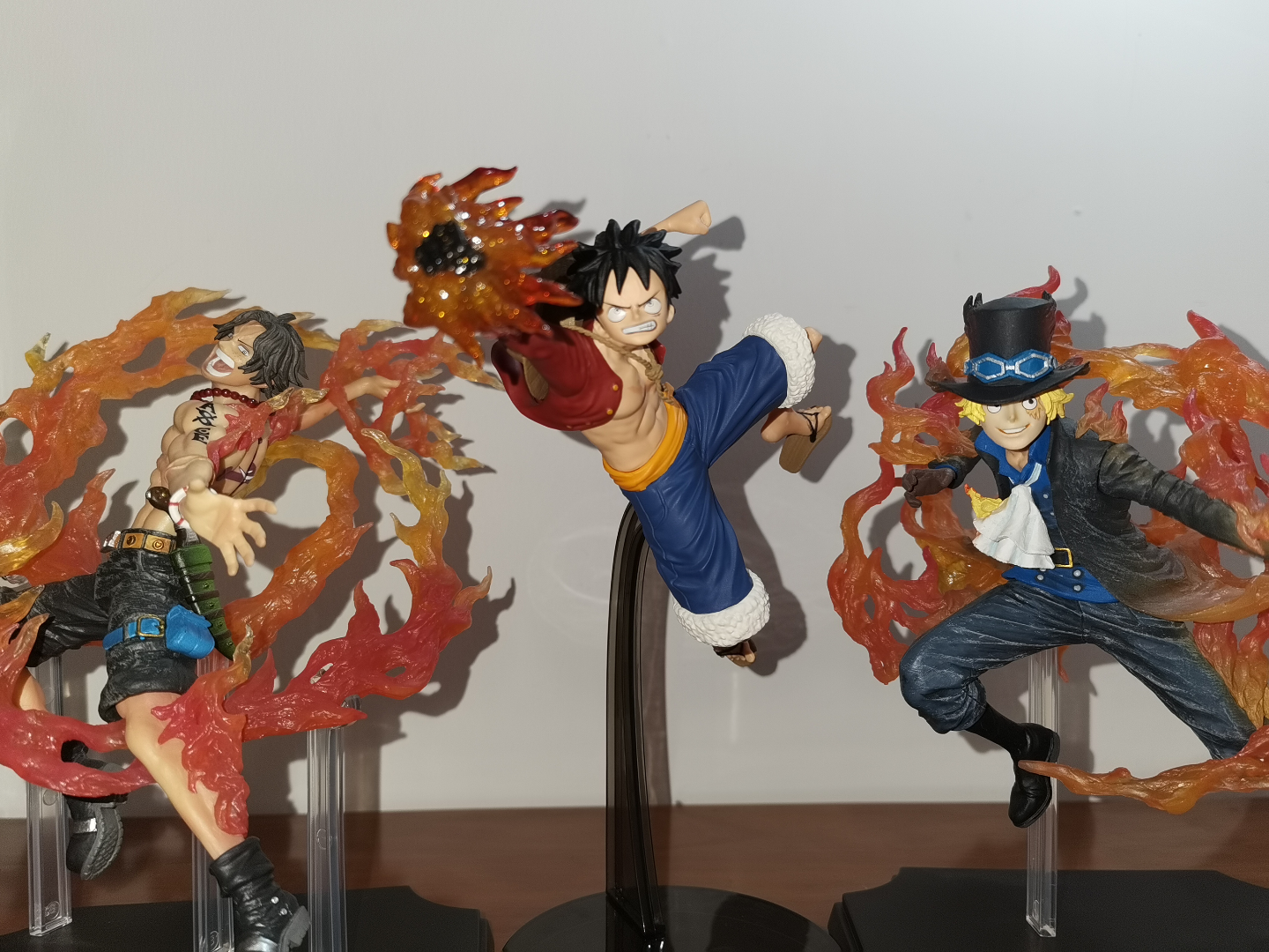 开箱海贼王手办 结义三兄弟 路飞艾斯萨博