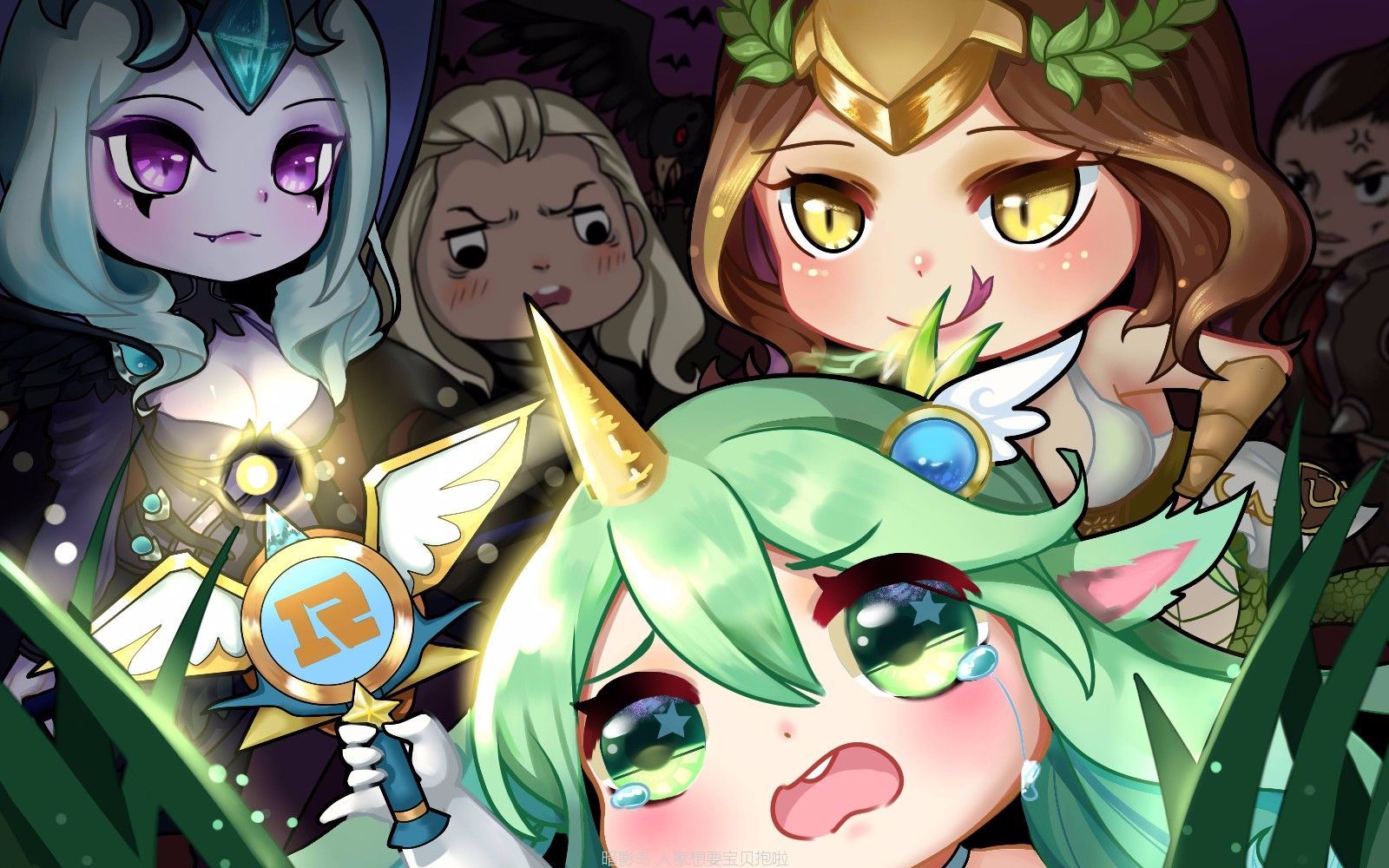 {放假小朋友们真的可爱}英雄联盟x无限火力回归(自带鬼畜啊这模式)