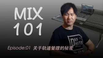 【不再恐惧轨道数量】Mix101混音课程 | EP01 | 关于轨道管理的秘密