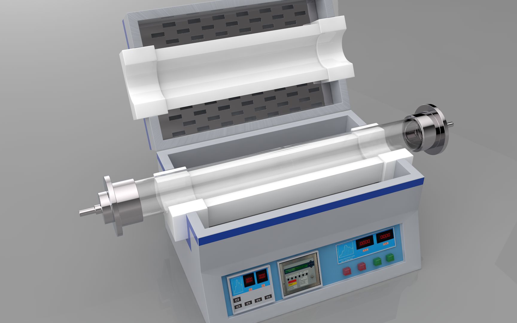 c4d科研绘图教程(四十七)-管式炉 材质和渲染