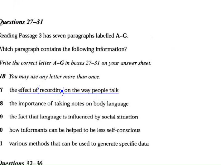 [图]雅思阅读逐篇讲解-剑4T3P3 Obtaining Linguistic Data 讲解