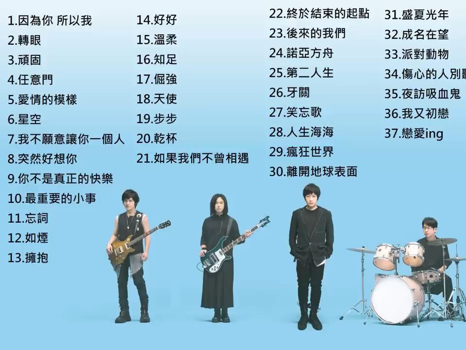 五月天精選歌單 - 37首必聽五月天歌曲【歌曲合集经典2024 经典歌曲