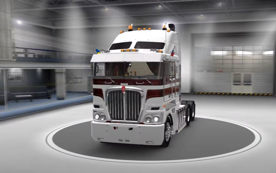 欧卡2mod:美式平头 重载终结者 肯沃斯k200 kenworth k200 truck ets2