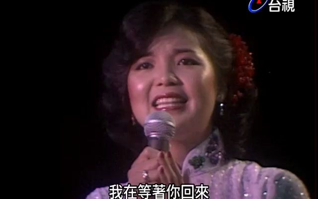 [图]【台视母带画质】1980.4 台北 慈善 演唱会 邓丽君 路边的野花不要采