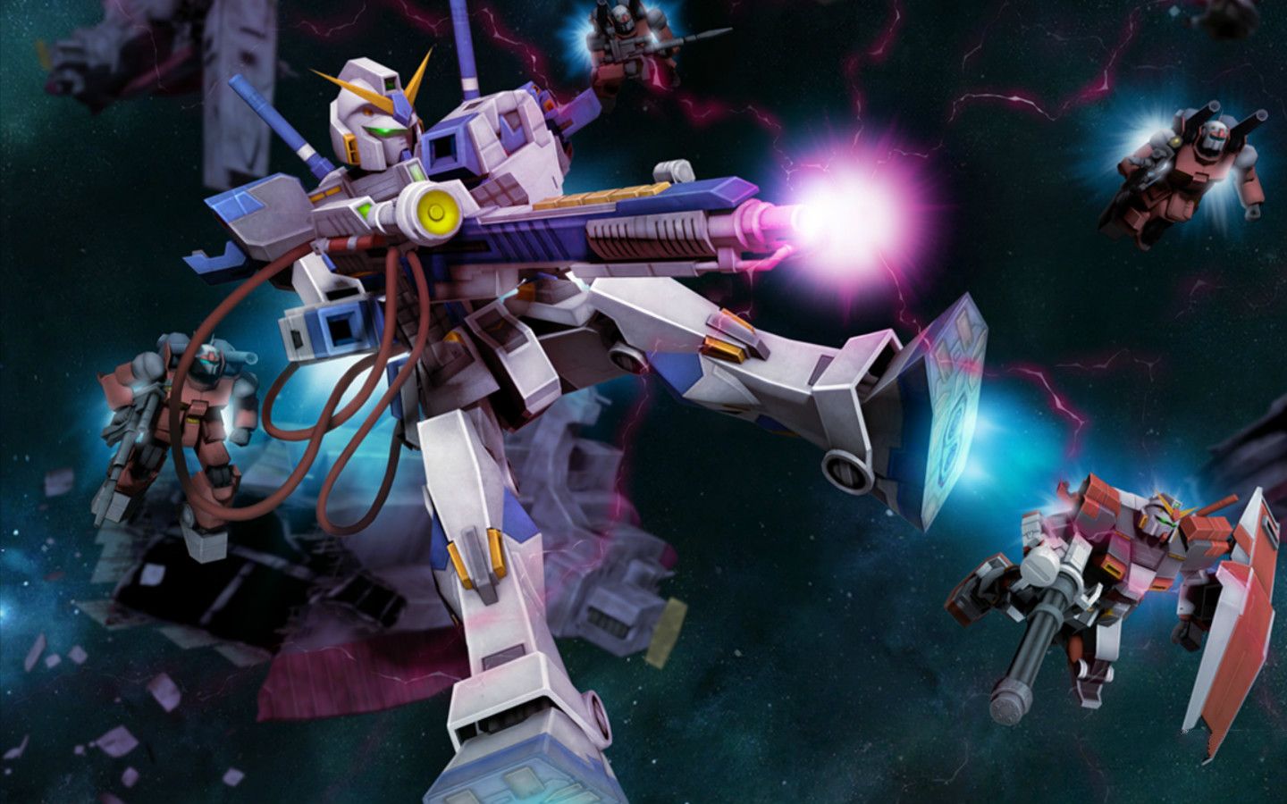 机动战士敢达ol 高达4号机(重击装备) 实况娱乐解说