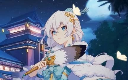 祈加紫改图系列-崩坏三-朔夜观星