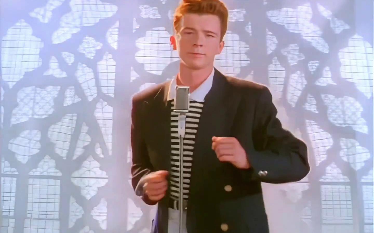 rickroll,但是高山流水