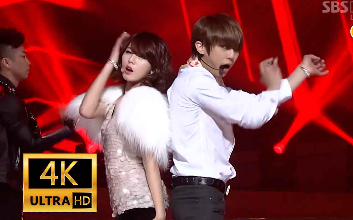 【4k修复】张贤胜&金泫雅120101《trouble maker》