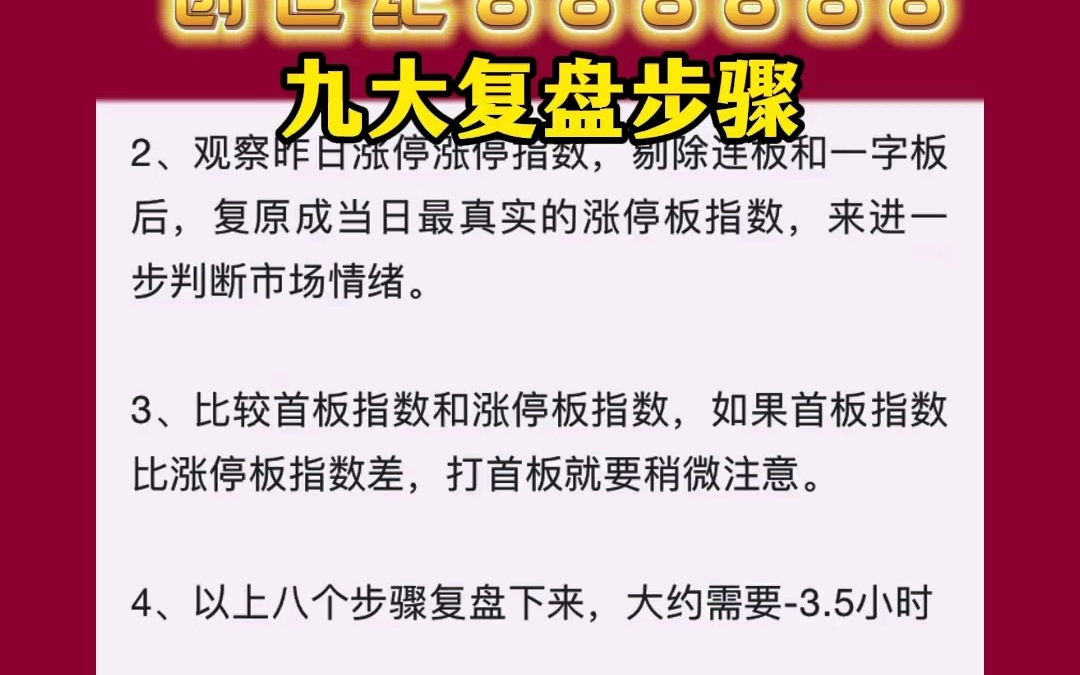 创世纪888888,自述复盘九大步骤,全程干货,建议收藏哔哩哔哩bilibili