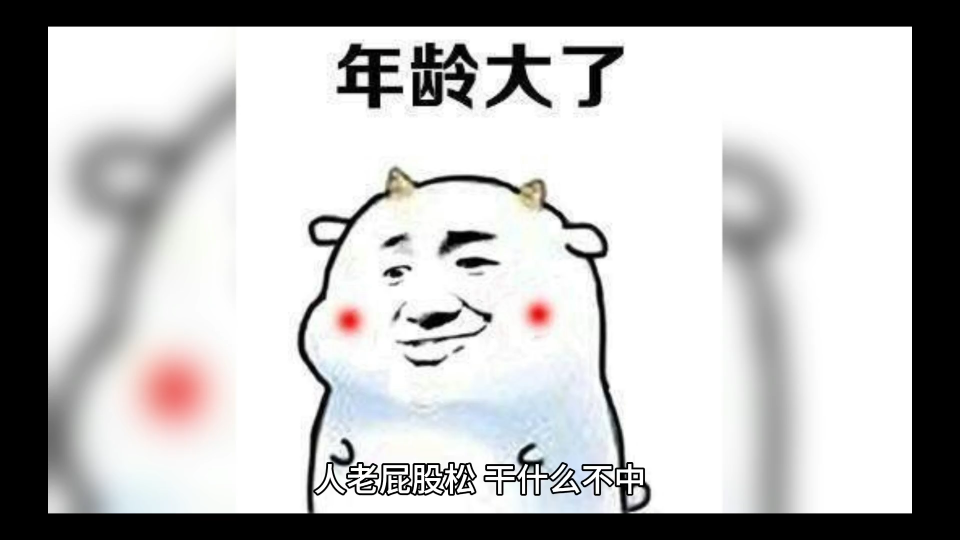 年龄大了哔哩哔哩bilibili