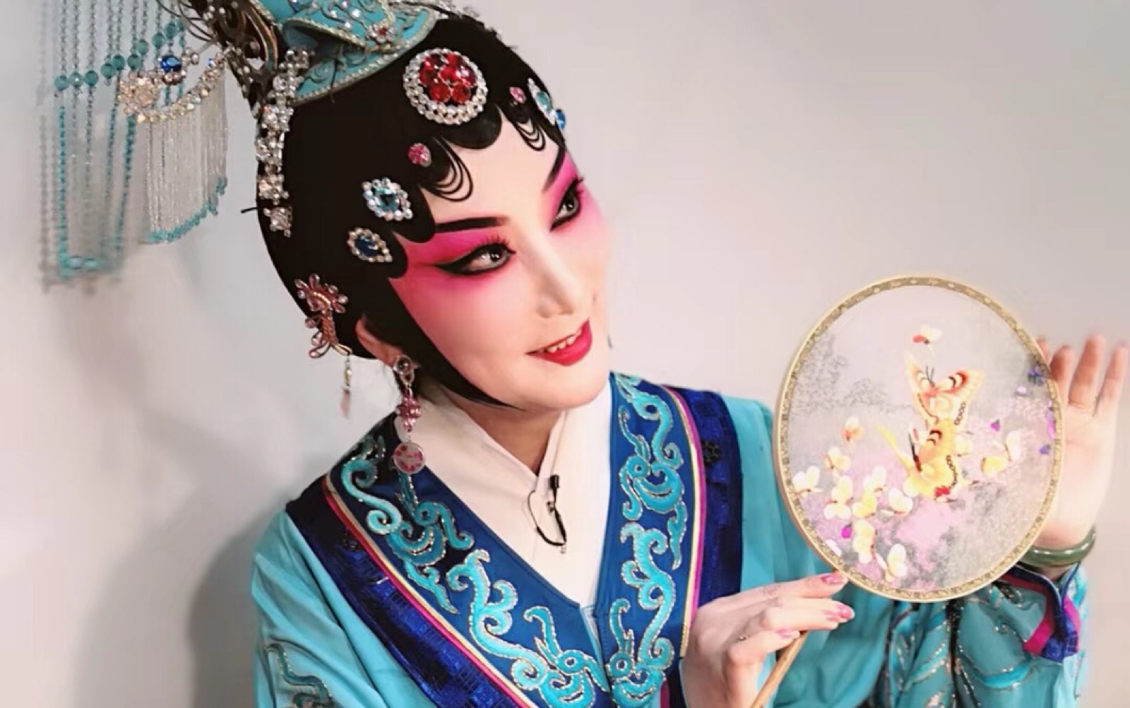 孙劲梅燕守平演出前试音演唱锁麟囊春秋亭流水