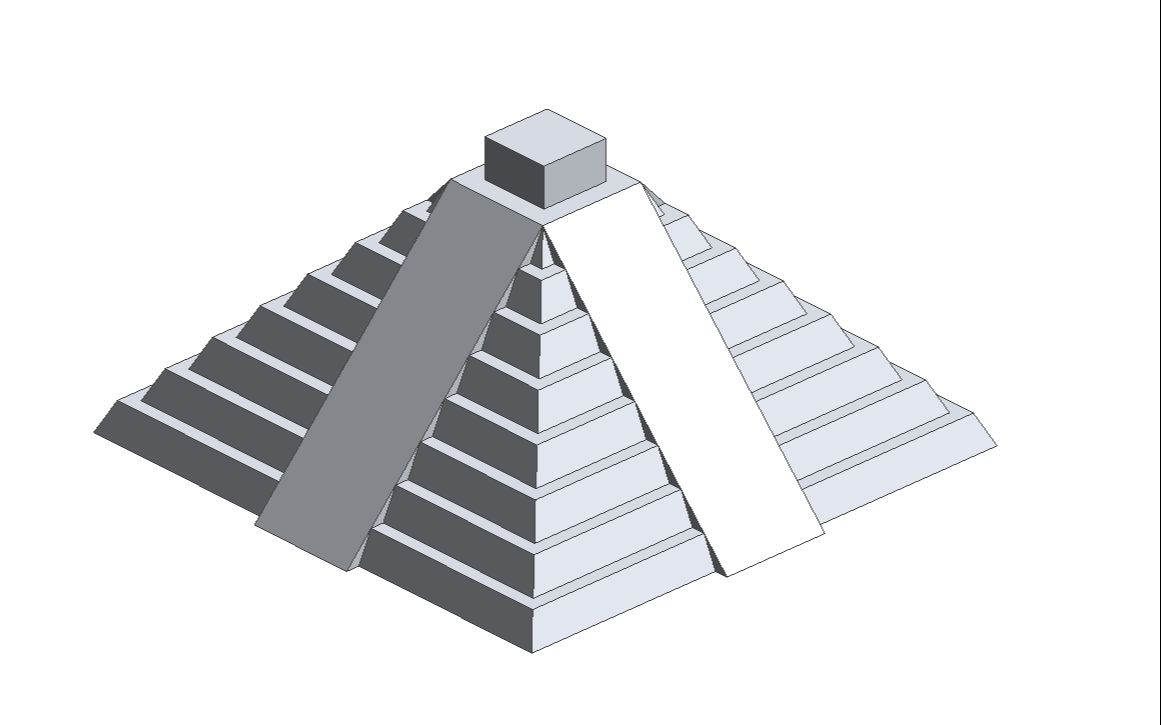 [图]图学会BIM考试_一级_第十七期_第三题_金字塔