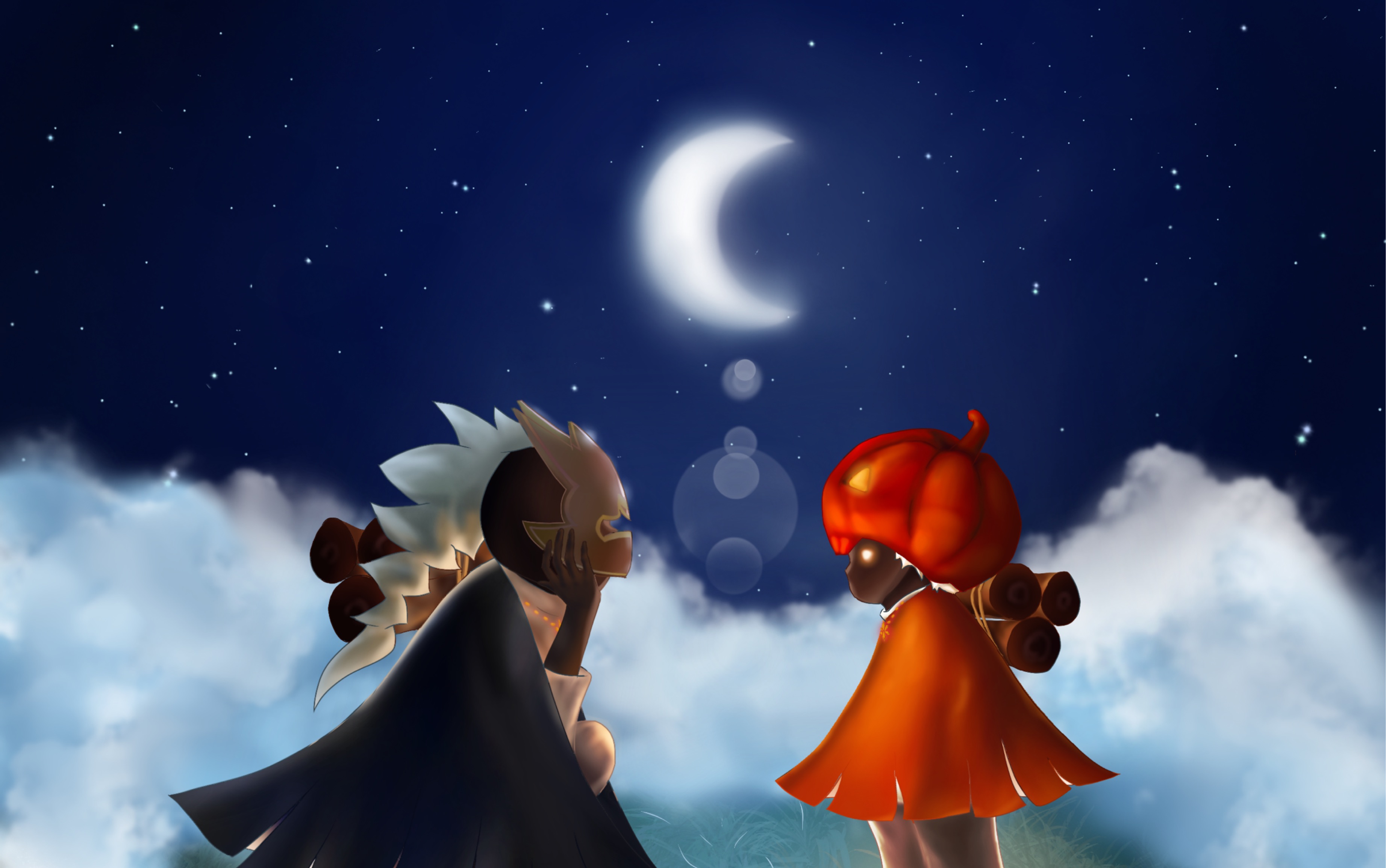 「光遇同人」龙骨辫与南瓜头的爱情