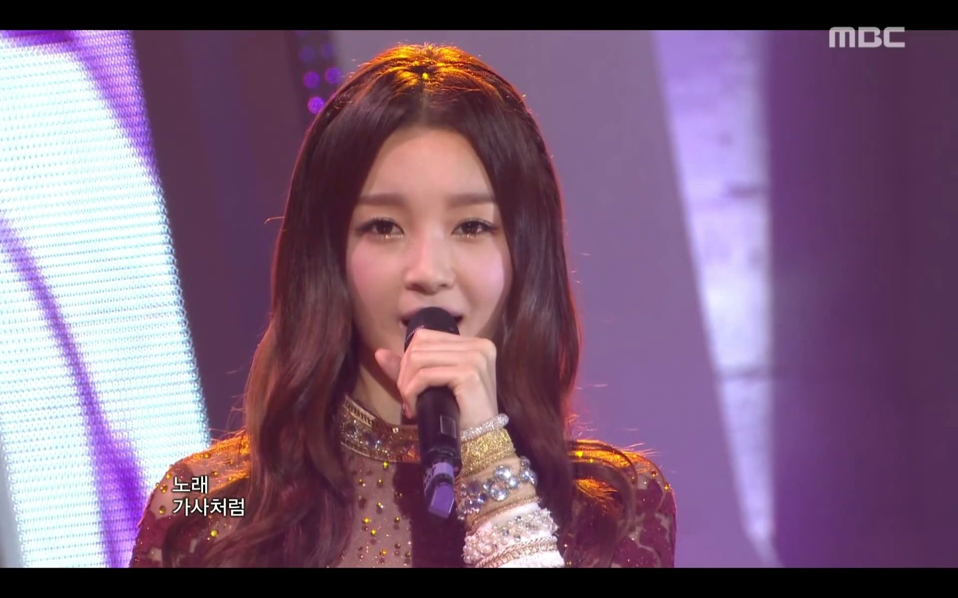 (KPOP现场)Davichi  《不要说再见》, Music Core 20110910哔哩哔哩bilibili