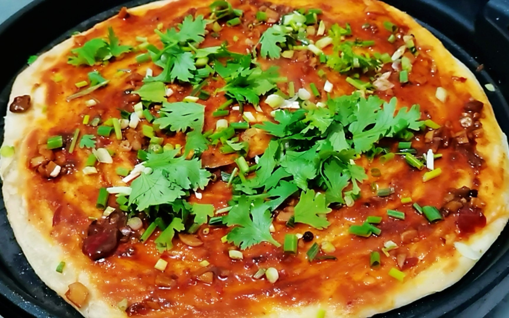 家常酱香饼在家简单做外酥里软酱香浓郁出锅家人都喜欢