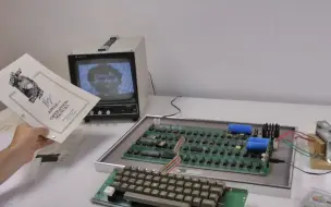 真 1976年原装Apple I计算机 乔帮主早期作品 无价之宝！