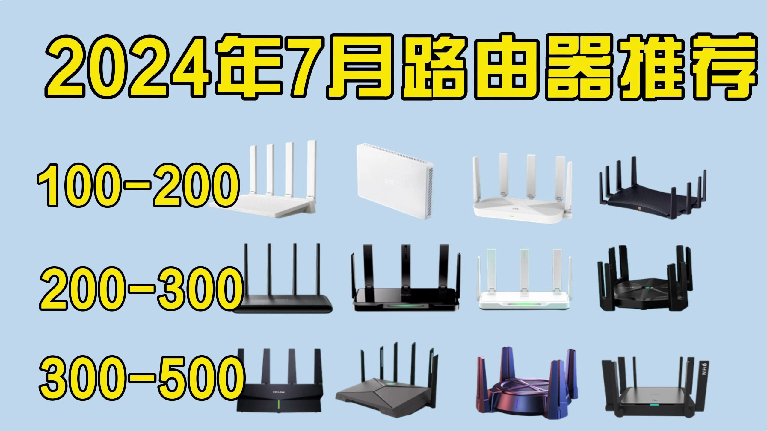 【24年7月路由器攻略来了】WiFi6 篇 路由器最强选购指南,小米、锐捷、中兴、TPLINK、华硕等品牌推荐,满足电竞游戏,信号覆盖需求!哔哩哔哩...