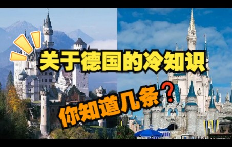 第一次听说!关于德国的冷知识 | 德音双字哔哩哔哩bilibili