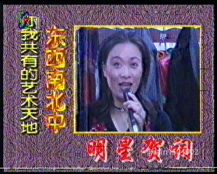 [图]1995年东西南北中春节特别节目片段 群星拜年 VHS录像带转录