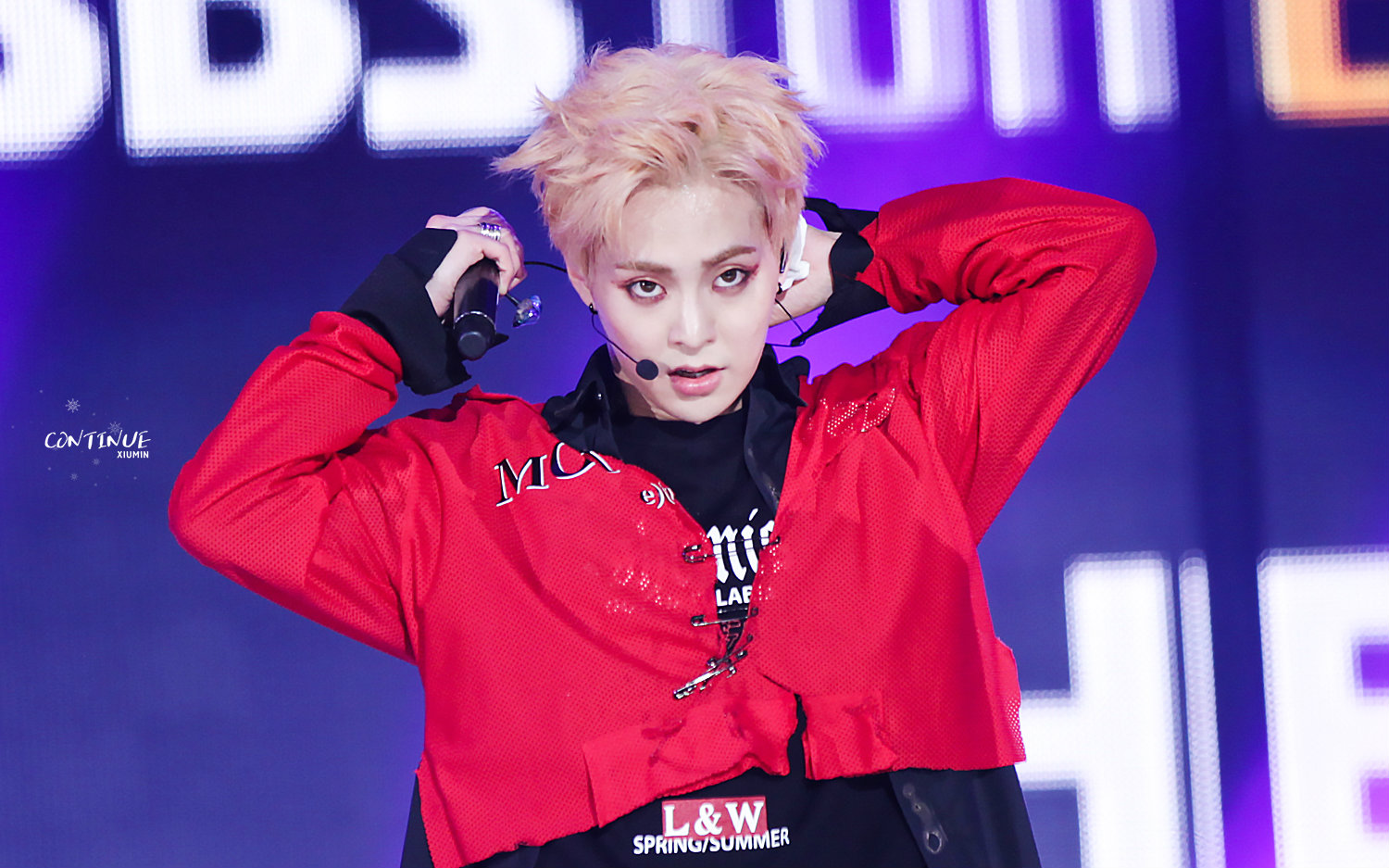 『exo』「金珉锡」74160618 suwon k-pop super concert lucky one