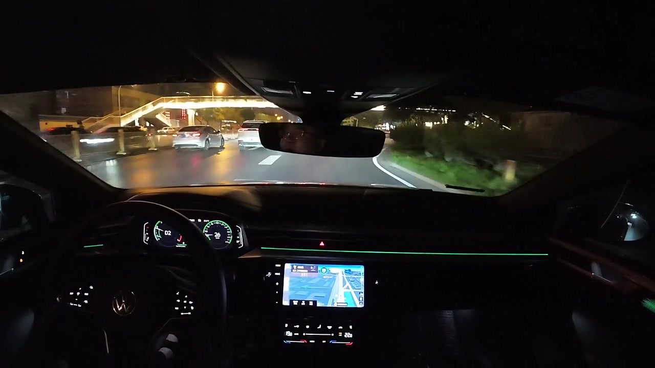 大众cc 2023 西安夜间行驶