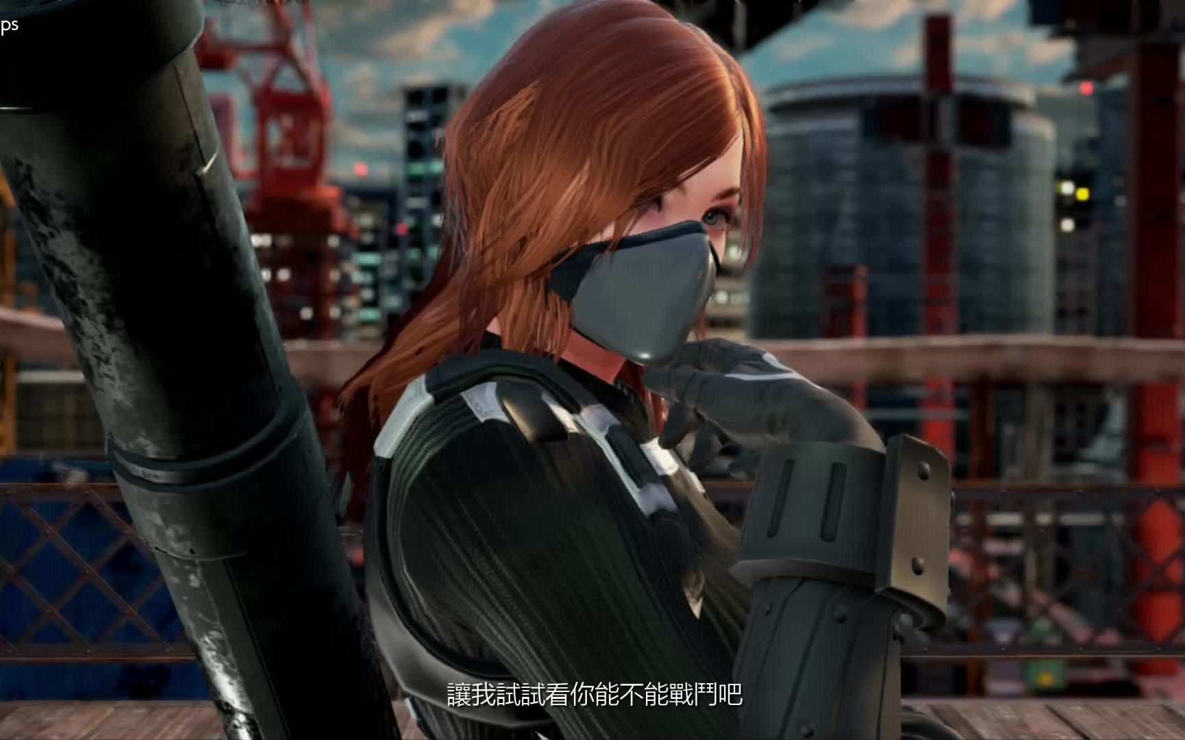 tekken 7 卡特琳娜对战机甲四(父女对决?)_铁拳7