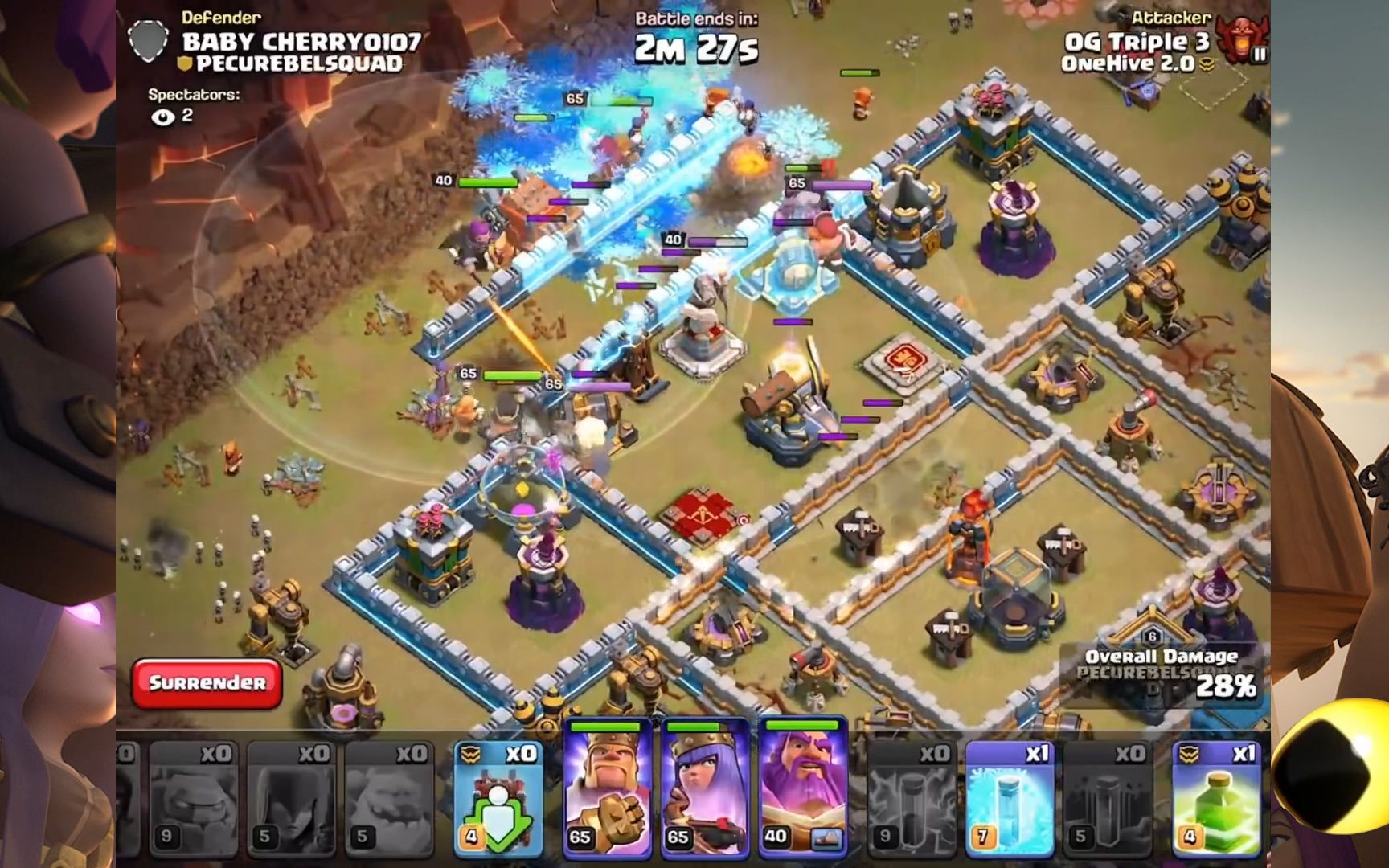 部落冲突12本经典流派石头超法女巫外带闪震