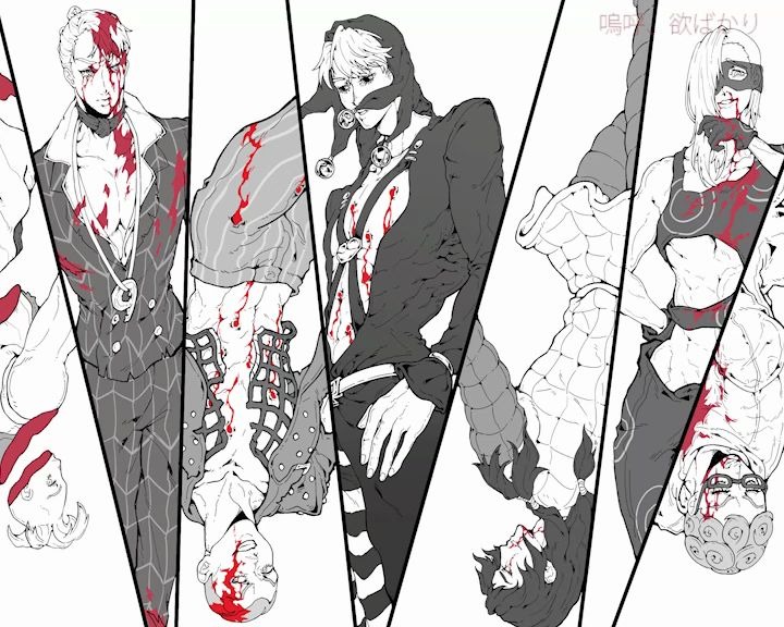 jojo的奇妙冒险黄金之风手书jojo暗杀小队の化身之兽