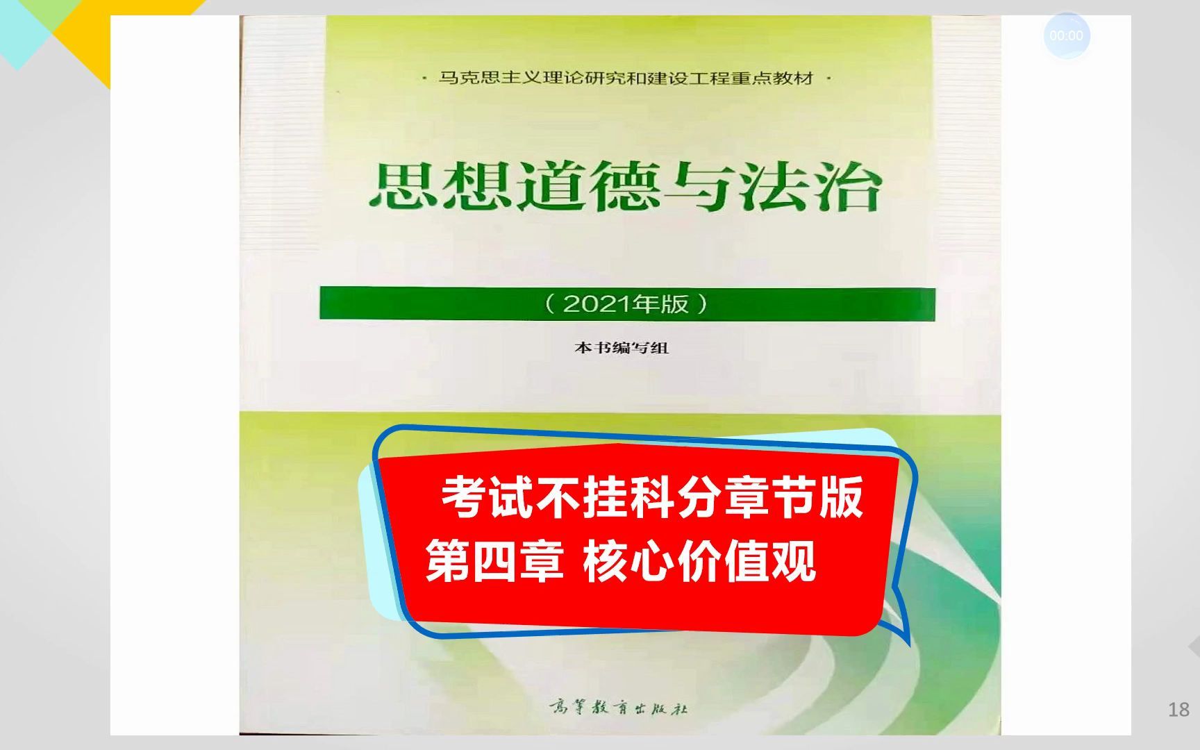 (考试不挂科版)思想道德与法治考试知识点 第四章 核心价值观哔哩哔哩bilibili