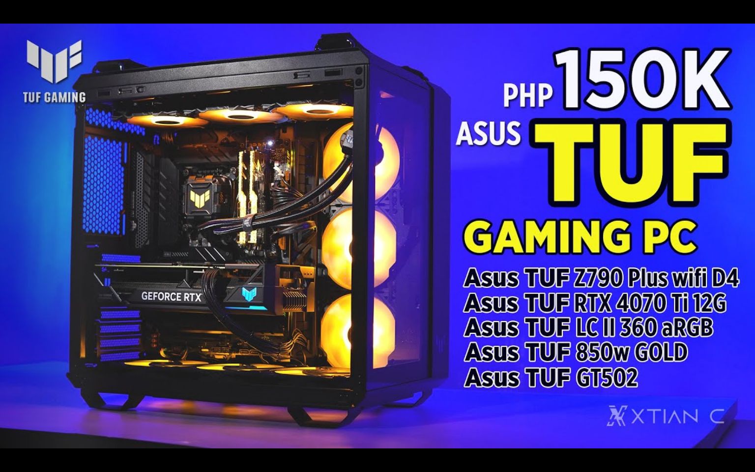 【4k】华硕tuf全家桶游戏电脑装机 13900k   rtx 4070 ti | 作者:x