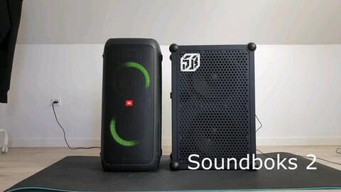 Jbl partybox 300 hot sale vs soundboks 2