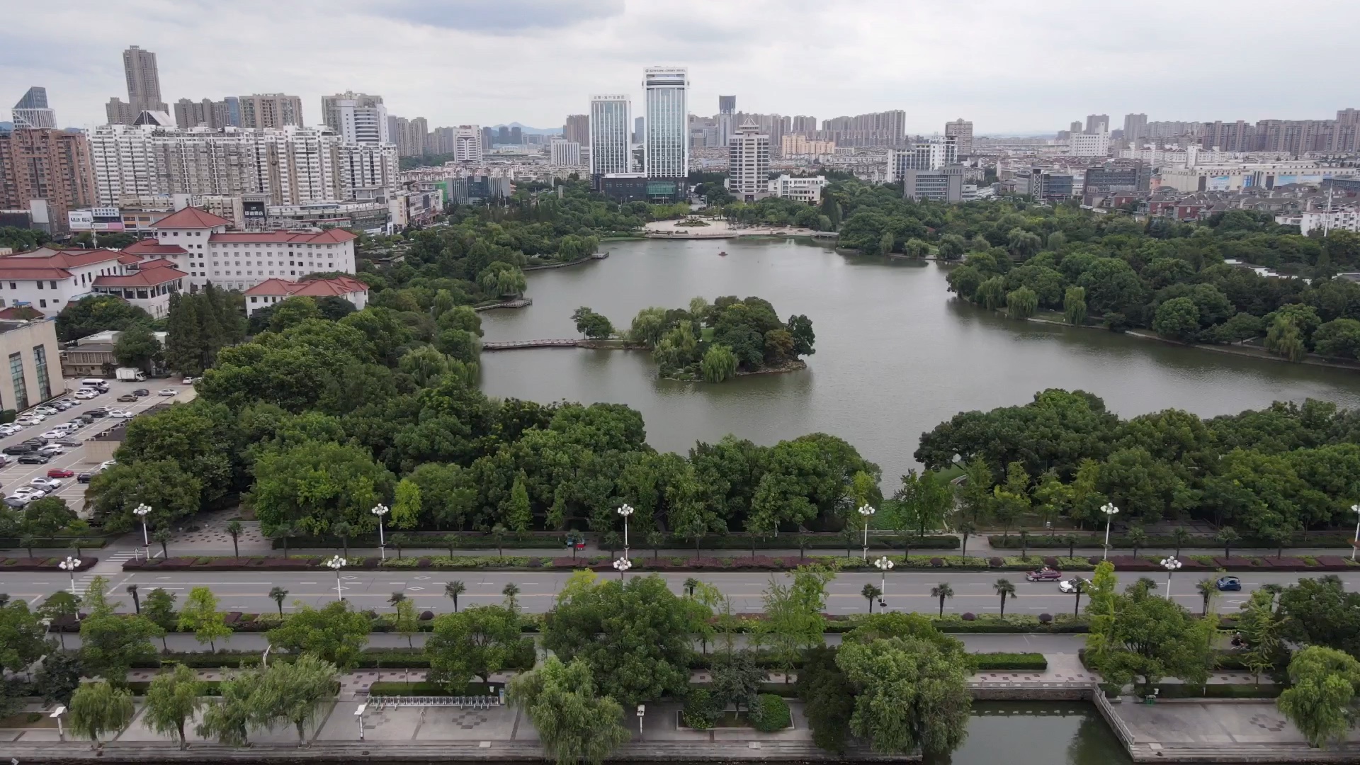 马鞍山市雨山湖图片