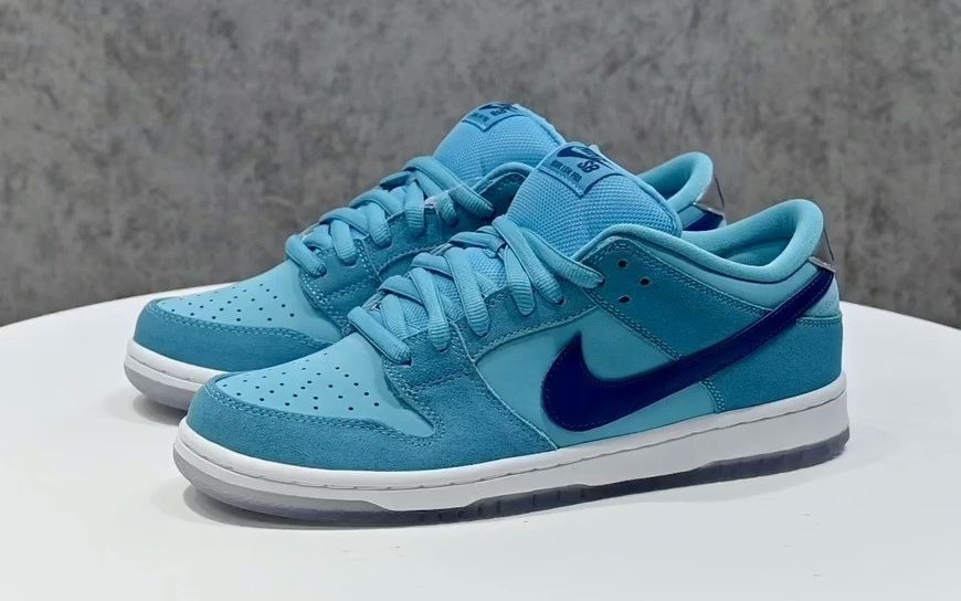 dunk sb low blue furry 翻毛绒蓝 货号:bq6817-400_哔哩哔哩_bili
