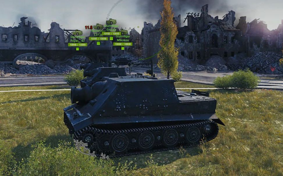 【wot】随手一发都比183高的突击虎_哔哩哔哩 (゜-゜)つロ 干杯~-bili