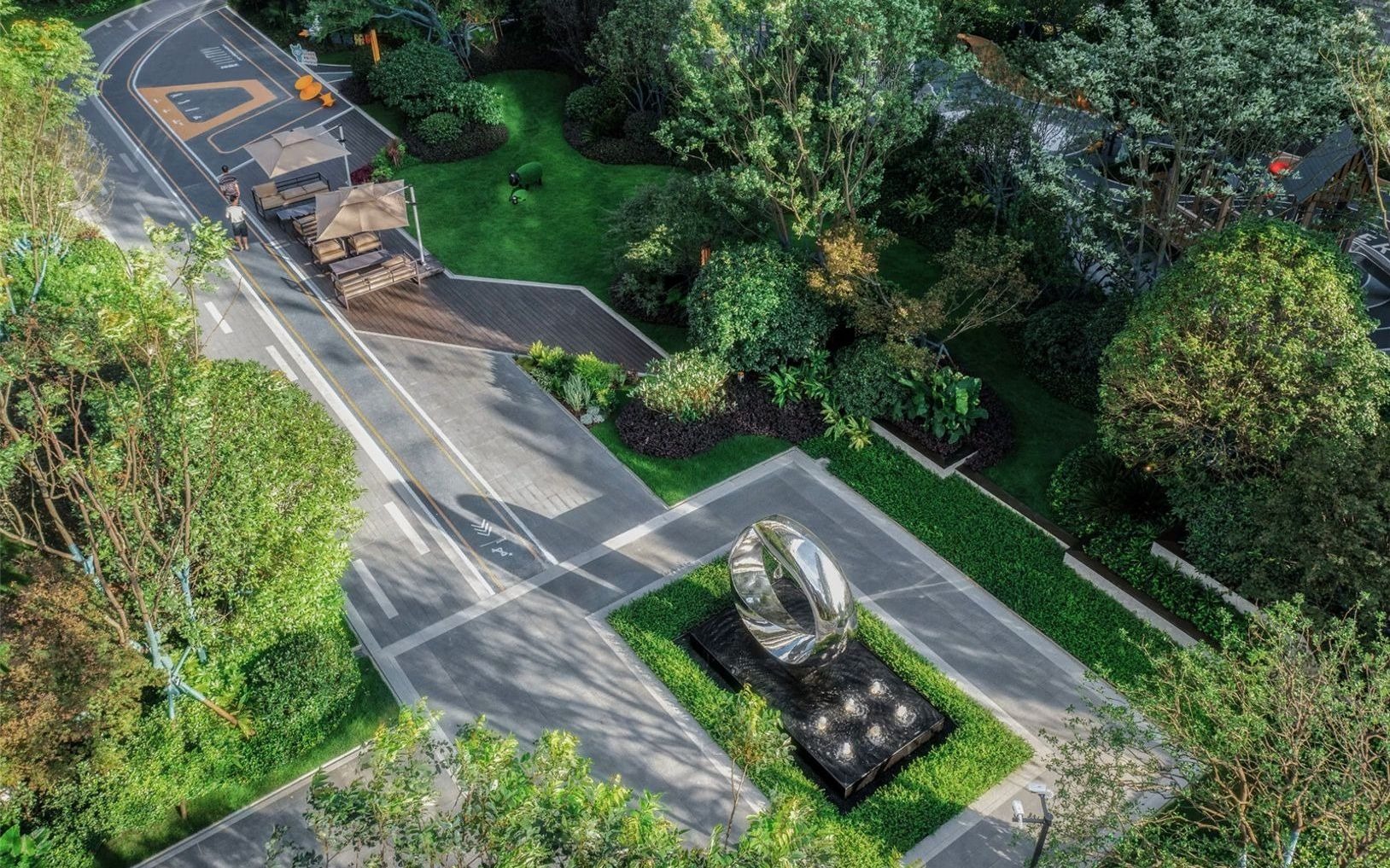 沙滩风格软装 #小区景观案例 sed新西林景丨小区景观丨长沙映客梁湖