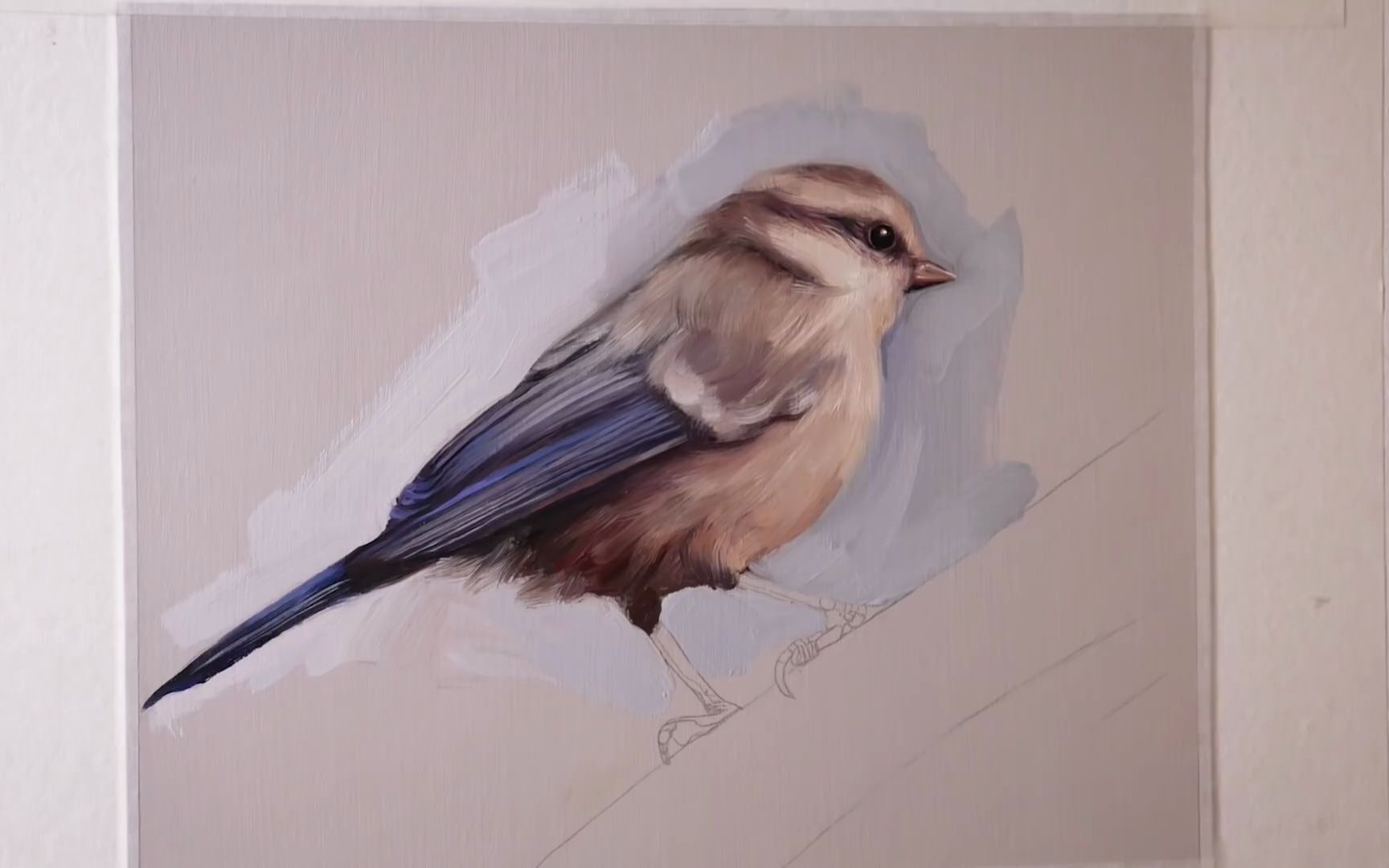 活动  超写实油画肤色4麻雀