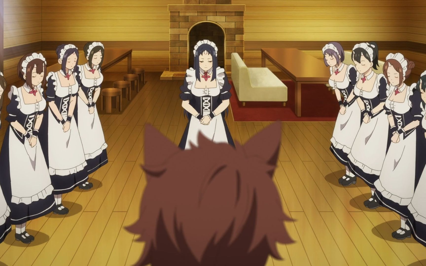 鬼人族女仆迎宾