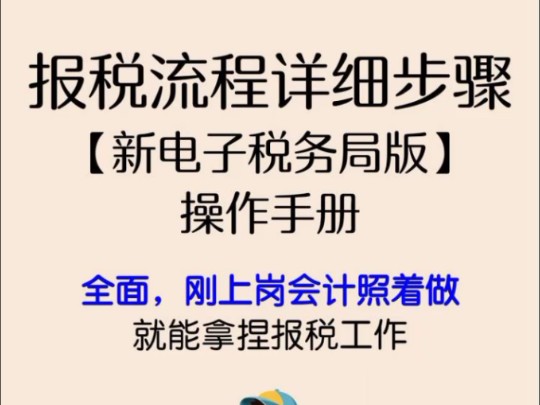 报税流程详细步骤【新电子税务局版】操作手册哔哩哔哩bilibili