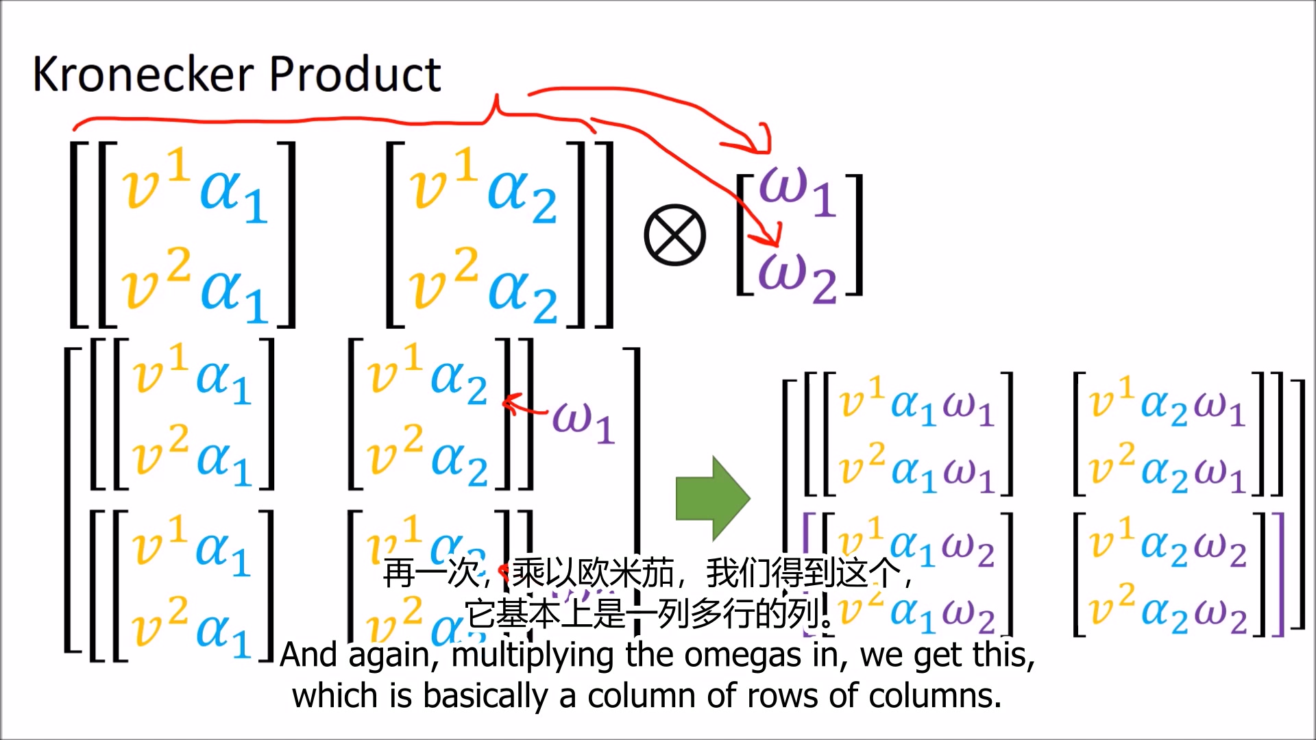 [图]tensor for beginners 张量入门课程 中英字幕 高阶张量分析链接在简介中