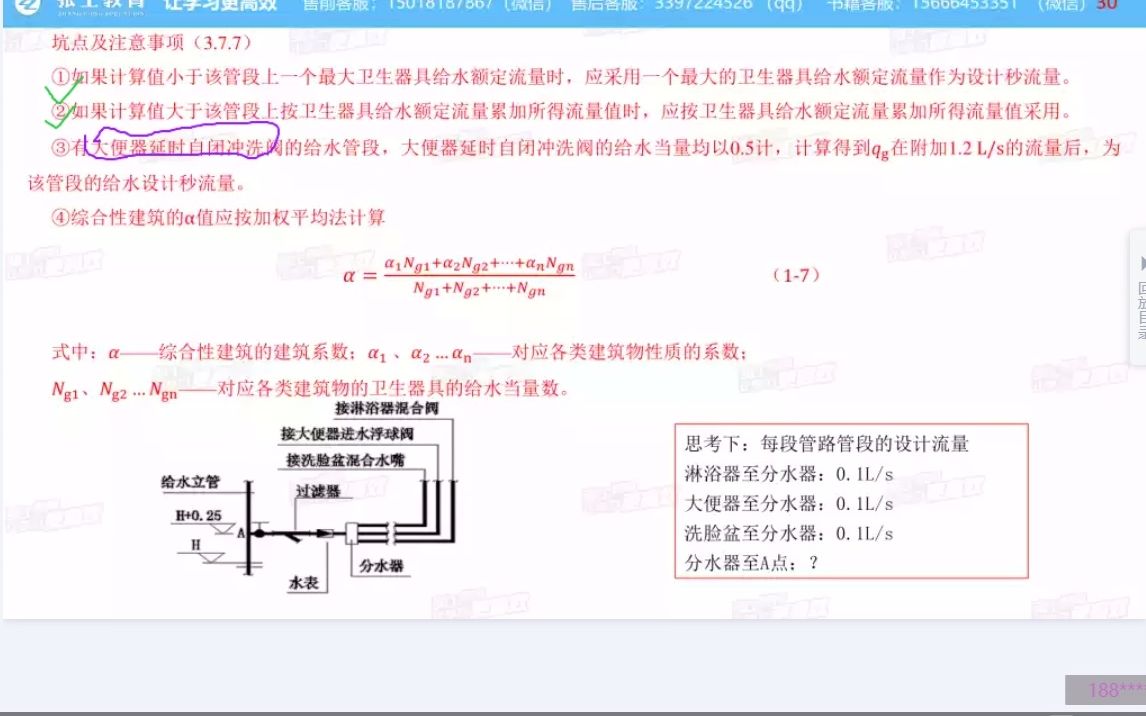 建水第1章用水分散型建筑给水设计秒流量哔哩哔哩bilibili