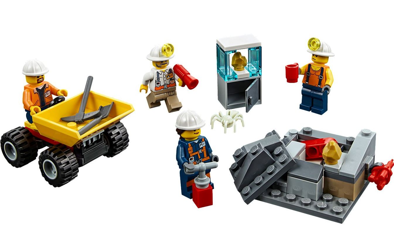 乐高 lego 60184 城市系列 采矿专家入门套装 2018速拼评测