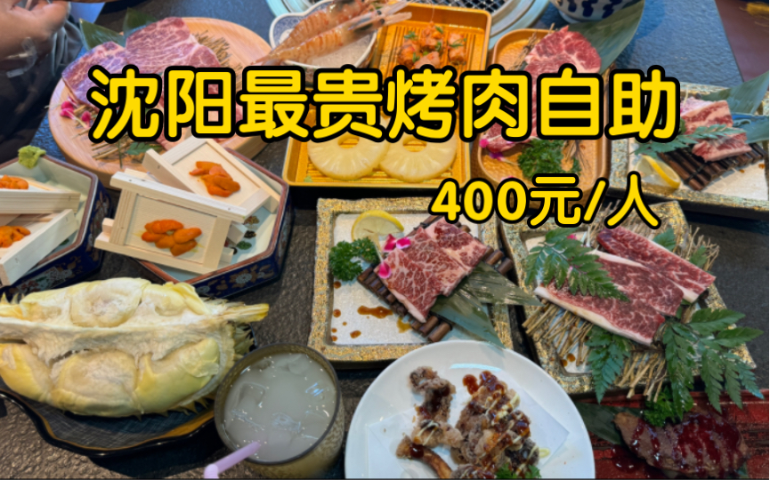 沈阳龙马烤肉自助餐,400元俩小时,海胆不限量!哔哩哔哩bilibili