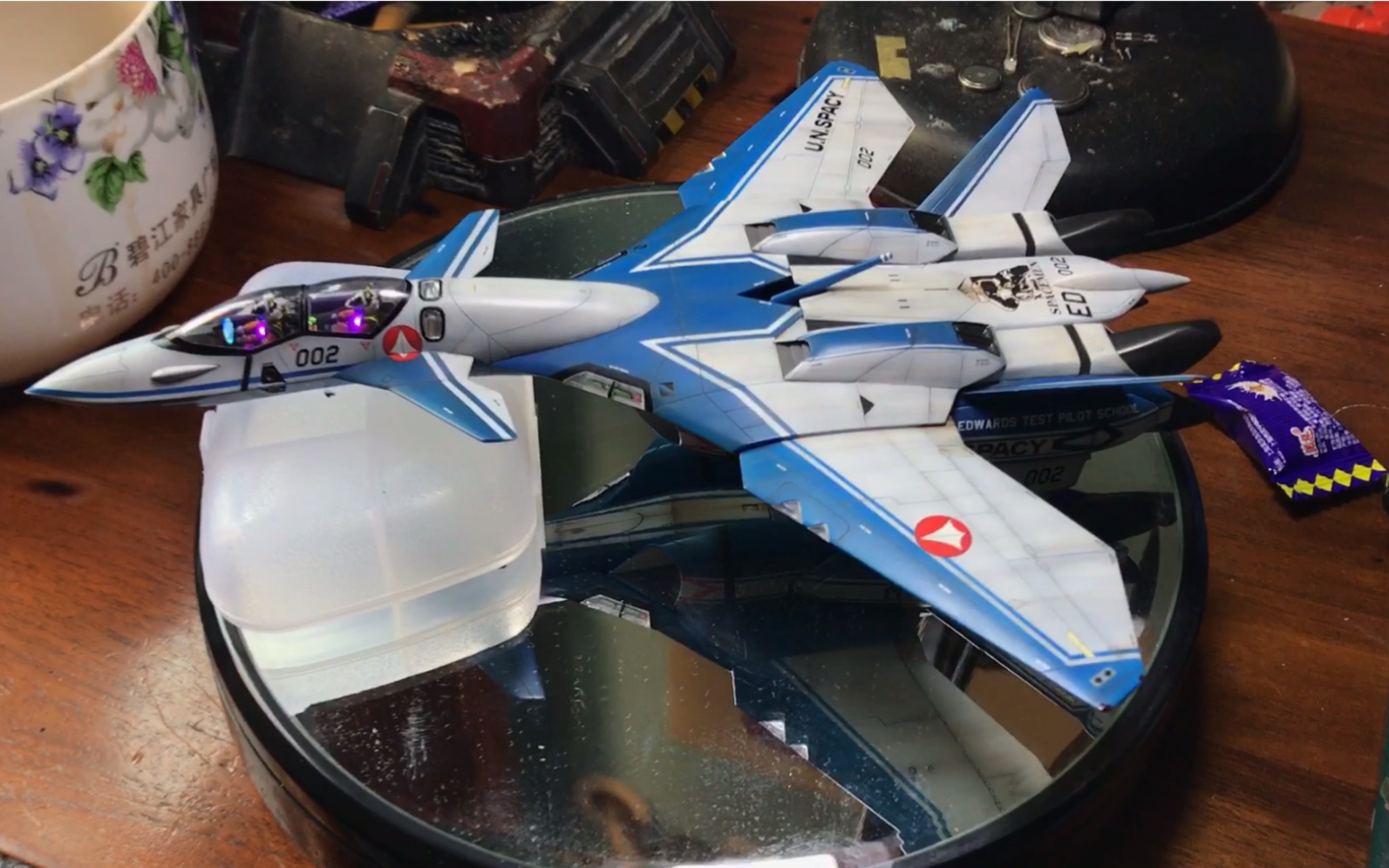 超时空要塞 长谷川1/72 vf-11d制作完成_哔哩哔哩_bilibili