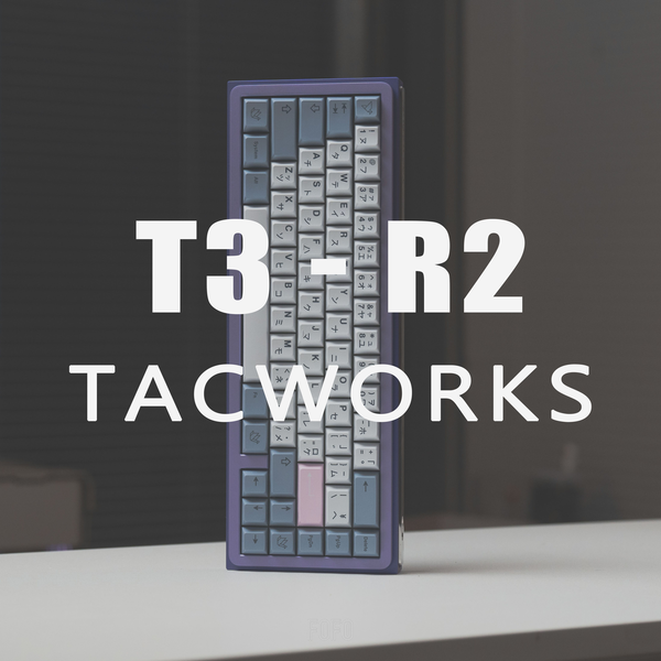三模、RGB、个性化背板全都要！ / TACWORKS - T3-R2 客制化键盘