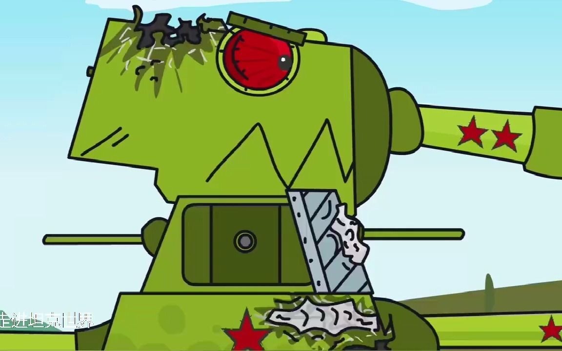 坦克世界:kb-44坦克攻击怪物,苏联的怪物有多强大?