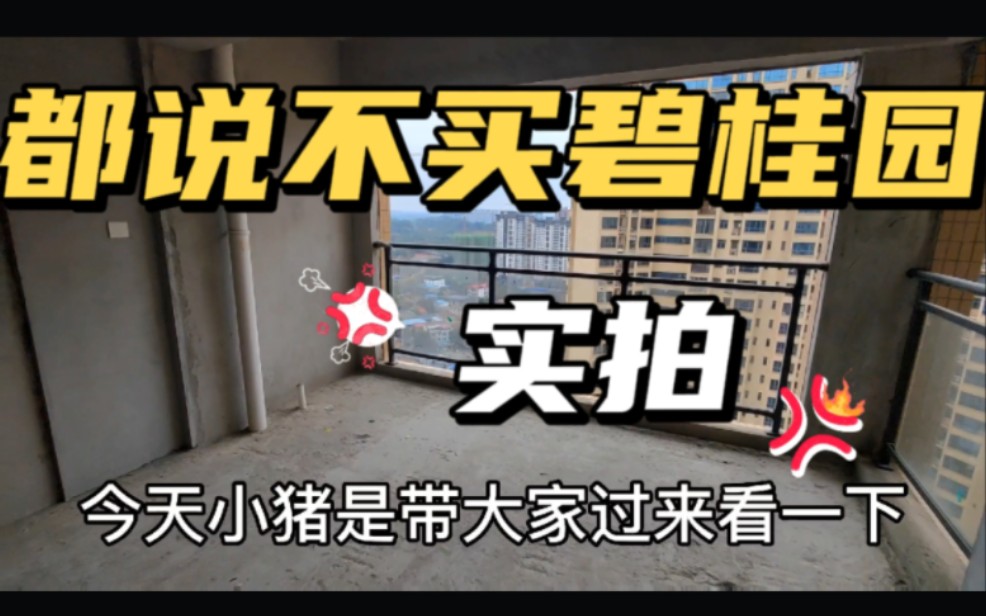 实拍:碧桂园145毛坯三房,看完很喜欢,都说买房就要买这样的!哔哩哔哩bilibili